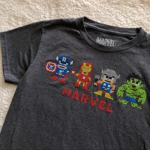 Marvel Super Heroes Pixel T-Shirt